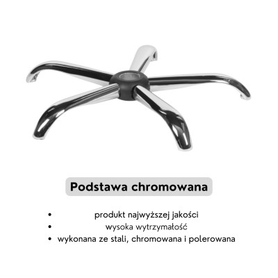 PurHoker chrome WH - hoker warsztatowy na kółkach, z chromowaną podstawą