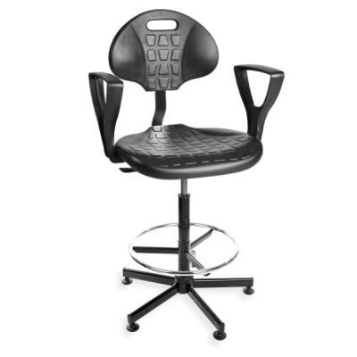 Krzesło laboratoryjne wysokie PurMax H+RING PD