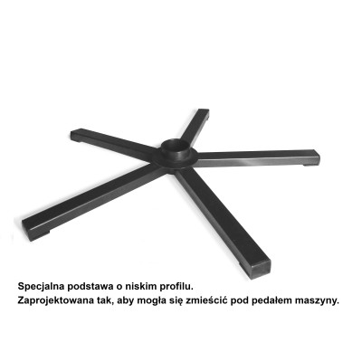 Black Eco PD - krzesło laboratoryjne na stopkach, z podłokietnikami
