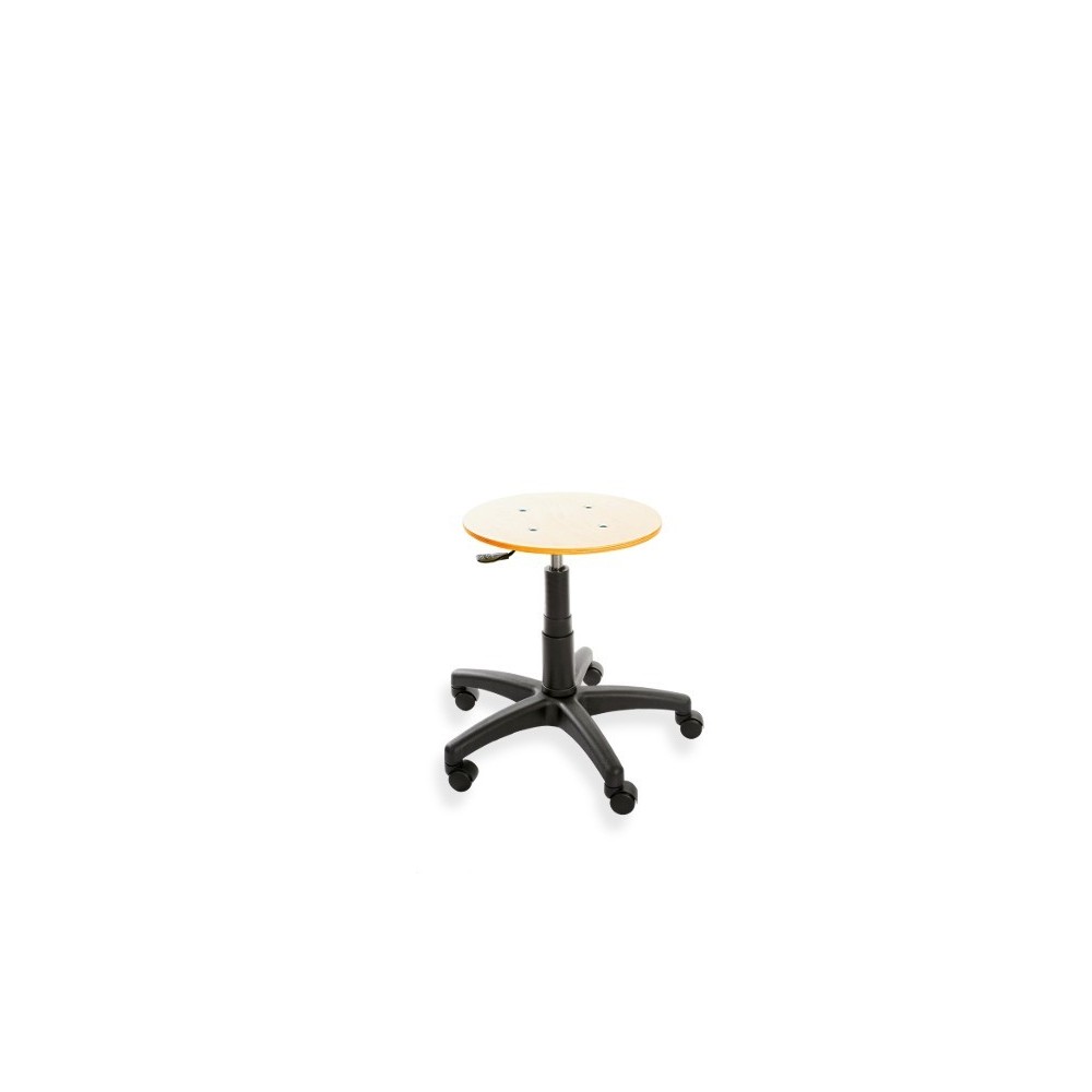ErgoTab 02 WH - taboret, stołek warsztatowy na kółkach
