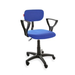 ErgoPlus 01 PD WH - krzesło przemysłowe na kółkach, z podłokietnikami
